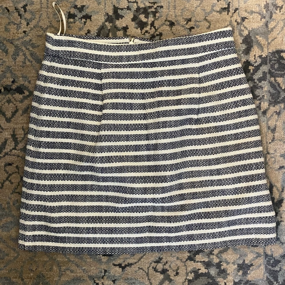 J. crew striped skirt